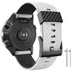 ANBEST Cinturino di Ricambio Compatibile Con Suunto 7/9, 24 mm, in Silicone per Baro/Spartan Sport/D5, Bianco/Nero