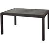 BICA Houston tavolo rettangolare cm 150x90 marrone
