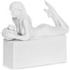 CHRISTEL by Sommer Figura Statuetta Zodiaco Acquario 18cm Bianco Porcellana
