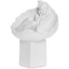 CHRISTEL by Sommer Figura Statuetta Zodiaco Cancro 20cm Bianco Porcellana