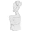 CHRISTEL by Sommer Figura Statuetta Zodiaco Leone 24cm Bianco Porcellana