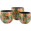 PALAIS ROYAL Vaso Portapiante Piccolo Exotic 23x23cm Metallo
