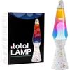 I-TOTAL® - Lampada Lava Spaceship Colorata Effetto Bolle Ipnotico, Design Retrò, Cera Fluida, Luce Rilassante, Lampada Decorativa per Casa e Ufficio (BUBBULES)