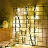 Gsycle 30 lucine a LED, luci natalizie verdi alimentate tramite USB da 9,8 piedi con foglie di edera per la camera da letto, albero di Natale, decorazione da campeggio