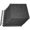 VEVOR Set Tappetino Puzzle Protettivo Sportivo per Pavimento da Palestra 12 pezzi 610 x 610 x14 mm, Tappetini in Schiuma EVA Fitness ad Incastro da Ginnastica Palestra Ufficio Allenamento