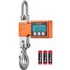 VEVOR Bilancia Elettronica per Gru Capacità Massima 500 kg, Bilancia Industriale Sospesa per Impieghi Gravosi con Cassa in Alluminio Pressofuso e Display LCD, Divisione 100 g e Interruttore a 3 Unità