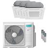 Hisense Condizionatore Hisense Cassetta ACT trial split 18000+18000+18000 BTU inverter A++ unità esterna 10 kW 5AMW105U4RQC/ACT52UR4RCC8_3