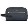 MONTBLANC | PELLETTERIA POCHETTE TWEED BLUE 220339 SARTORIAL