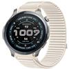 GIOPUEY Cinturini Compatibile con Amazfit Balance 2, Nylon Traspirante Sport Loop Cinturino in Morbido Nylon Intrecciato Strap Band - Beige