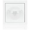 Busch-Jaeger 64764 UJ-84 Busch Wächter 180 Flex Set completo con sensore multi-obiettivo per relè Future lineare, telaio di copertura 1 scomparto bianco studio 2CKA006800A3024