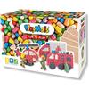 PlayMais Fun to Play Firetruck set fai da te per bambini dai 3 anni in su, giocattolo per abilità motorie, con più di 500 pezzi, 4 modelli e istruzioni (lingua italiana non garantita), giocattolo