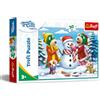 Trefl - The Treflik Family, Giochi Invernali dei Treflik - Puzzle 30 Tessere - Puzzle Colorati con i Personaggi delle Fiabe, Intrattenimento Creativo, Divertimento per Bambini a partire dai 3 anni