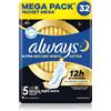 Always Ultra Secure Night Extra Size 5 32 pz
