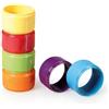 Cosmoplast, Confezione 6 Pezzi, Portatovaglioli Oasi, in plastica, Colori Assortiti, Made in Italy
