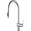 Imex Rubinetto Cucina Imex Berna GCE026 Cromo con Bocca Estraibile a Doppio Getto Cromato