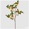 EDG Enzo De Gasperi Ramo Mandarino Rex con Frutti Pianta Artificiale H 110 Cm Arancione