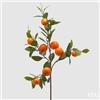 EDG Enzo De Gasperi Ramo Arancia x8 con Foglie Pianta Artificiale H 95 Cm Arancione