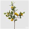EDG Enzo De Gasperi Limone Ramo x6 con Foglie Pianta Artificiale H 95 Cm Verde Giallo