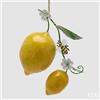 EDG Enzo De Gasperi Decoro Limone da Appendere Pianta Artificiale H 30 Cm L 12 x 26 Cm Verde Giallo