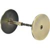 PATIKIL Rivestimento Pomello Porta Foro 2 3/16 Dia. Copri Catenaccio Piastra Porta Foro Riempimento Piastra per 1 3/8 a 1 3/4 Fori Bronzo