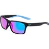 Nike MAVERICK RGE M DC3295 45776 010 matte black turq mirr Sunglasses Unisex Polycarbonate, Standard, 59