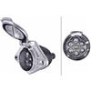 HELLA 8JB 003 833-001 Presa corrente, 24V, 7a... poli, Spina Contatto a vite, Metallo, DIN/ ISO 1185