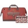 Cabaïa CABAIA - Duffle Adventurer Travel Bag 40L San Cristobal - Bagaglio a mano 45x30x29 cm - Idrorepellente e Vegan - 2 tasche - Scomparto per le scarpe - Borsa per il weekend, borsa sportiva - Rosso