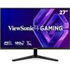 ViewSonic VX27G1-HD Gaming Monitor 180Hz 27 Pollici, Monitor da Gioco, Full HD 1920p x 1080p, 1ms MPRT, IPS Pannello, G-Sync Compatible, HDR10, HDMI 2.0 x2, Display Port