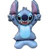 Procos - Palloncino stagnola in piedi Disney Stitch, palloncino per riempimento ad aria, regalo, decorazione