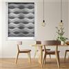 Blindecor Luna senza attrezzi | Tenda a rullo ondulata a doppio strato giorno e notte - Antracita, 67 x 150 cm (Larghezza x Altezza) | Dimensioni del tessuto 64 x 145 cm