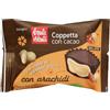 Baule volante Coppetta di cacao biologico con morbido cuore di crema di arachidi - Dessert artigianale naturale con burro di cacao e olio di cocco spremuto a freddo
