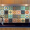 ADesign 32 Pz Adesivi per Piastrelle Bagno e Cucina 15 x15 cm Autoadesivo Decorazione Adesivo murale in PVC Impermeabile Adesivi Pavimento Parete mattonelle mosaico stile /T1001