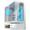 COUGAR CASE M.TOWER CFV235 VISION WH 9.16'' TG 240 REV+120ARGB FAN RGB H.sy