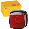 HELLA Luce posizione posteriore - Alogeno - 24V / 12V - Montaggio, esterno - ECE - Colore diffusore luce: rosso - Spina: Maschio - posteriore Dx/Sx/Dx/posteriore Sx - Quantità: 1 - 2SA 003 057-021