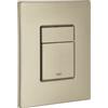 PLACCA DI COMANDO GROHE SKATE COSMOPOLITAN DOPPIO PULSANTE NICHEL SPAZZOLATO