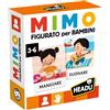 HEADU - Mimo delle Azioni per i Bambini - Emozioni, Lessico e Coordinazione Corporea | Gioco Educativo Bambini 3-6 Anni, Imparare Linguaggio Non Verbale, Idea Regalo Natale Pasqua, Made In Italy