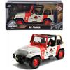 Jada- Jeep Wrangler Jurassic Park, 253253005, + 8 Anni, Scala 1:24, con Dinosauro Incluso