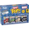 Funko Bitty POP! 4 Pack: Marvel - Spider-Man - Spider-Man, Green Goblin, J. Jonah Jameson, Mystery Mini Figure - 1 in 6 chance of receiving the rare Chase variant - Styles may vary - 0,9 pollici