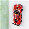 Brickify Staffa di montaggio a parete compatibile con Lego Technic 42125 Ferrari 488 GTE - Mostra in modo sicuro la tua auto - Set Lego non incluso