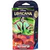 Ravensburger Disney Lorcana Trading Card Game: il primo capitolo starter Deck smeraldo e rubino (inglese)