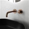 DEGHI Miscelatore lavabo a muro canna 19 cm rame satinato - Surf