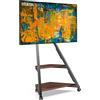 FITUEYES Serie EIFFEL Supporto TV Supporto artistico per schermo da 32-65 pollici Angolo regolabile ±15° Altezza regolabile 946-1076,5 mm Max. 40 kg per casa, salone, conferenza