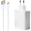 Leikurvo Caricabatterie da 45 W con cavo USB C per Xiaomi, caricatore rapido USB Power caricabatterie per cellulare, adattatore ricarica rapida USB alimentatore di rete 1 metro di ricarica tipo C per Xiaomi