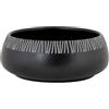 Cosy & Trendy Ciotola in gres Etosha, D15 x h5,5 cm, colore: Nero