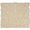 MSV - Tappetino doccia in PVC con ciottoli - Antiscivolo, senza ftalati - 53 x 53 cm - Beige - Superficie per il bagno sicura e confortevole - Design durevole
