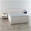 Italian Bed Linen Topper Matrimoniale 160x195 Made in Italy con Fibre Bioceramiche per Massimo Comfort