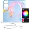 Philips Hue Striscia LED Hue Essential, 5 M, RGBIC, Colori e Atmosfere Vivaci, Luce Flessibile per Interni, Installazione Facile, Controllo App e Voce, compatible con Alexa, Google Assistant e Apple Home