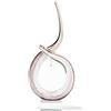 Leonardo 089096 Ease Scultura 49,5 cm, Vetro, Beige, 10 x 20 x 50 cm