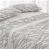 Burrito Blanco | Completo lenzuola | Letto da 150 a 160 cm. (+misure disponibili) | Design 050 | Colore acciaio (150-160x190/200cm.)