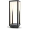 Majestic LEA - Lampada da tavolo LED senza fili ricaricabile, Luminosità regolabile, Luce Calda-Naturale-Fredda, per interni ed esterni IP54, Cavo USB-C incluso, H28,5cm, Grigio